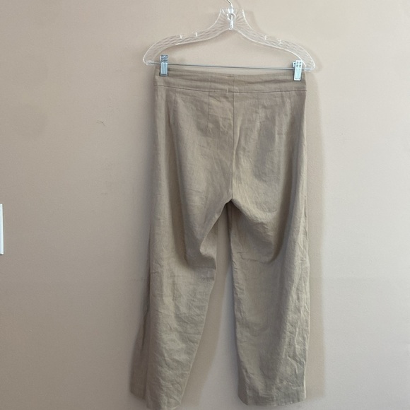 Avenue Montaigne- Alex Cropped Cotton Blend Relqxed Pants - Picture 9 of 11